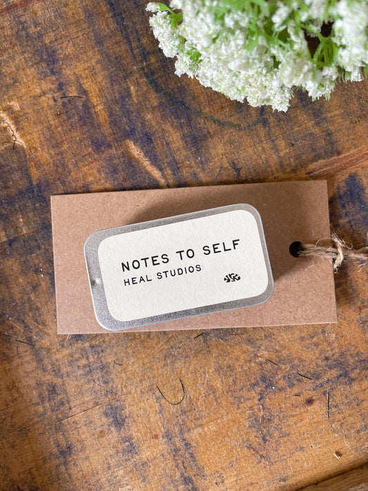 Notes to Self - Tin of Mini Affirmation Cards