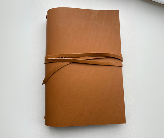 Heal Journals Tan Leather Cover
